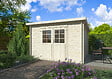 WHITE WOOD - Abri de jardin en bois Lola 1 ép.28mm - White Wood - 10,2m² - vignette
