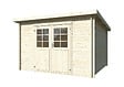 WHITE WOOD - Abri de jardin en bois Lola 1 ép.28mm - White Wood - 10,2m² - vignette