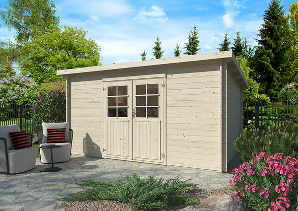 WHITE WOOD - Abri bois Lola 2 - Monopente SU - 10,4m2 - large