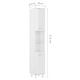 VIDAXL - vidaXL Armoire de salle de bain Blanc brillant Bois d'ingénierie - vignette