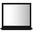 VIDAXL - vidaXL Miroir de salle de bain Noir 40x10,5x37 cm Bois d’ingénierie - vignette