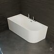 SPALINA - Baignoire Ilot Capri 170 gauche blanche + robinetterie chromée 170 x76 x58 cm, by SPALINA - vignette