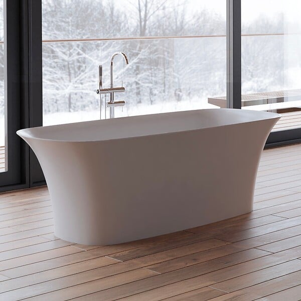 SPALINA - Baignoire îlot Rectangulaire Bliss 170 Blanche 170 X80 X58 Cm, By Spalina - large