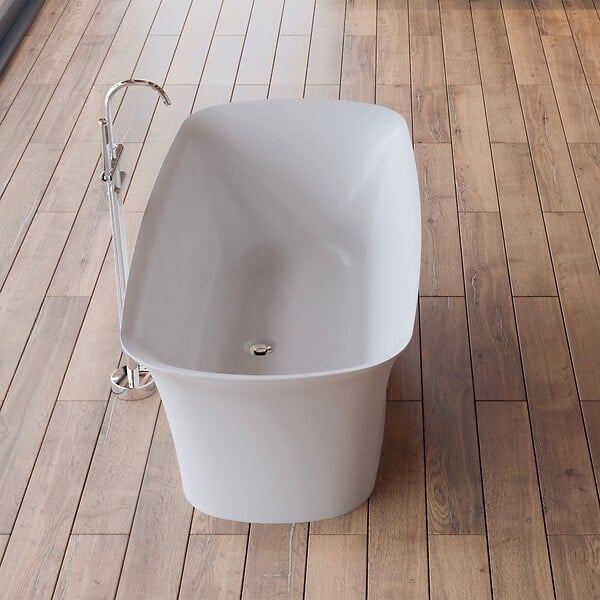SPALINA - Baignoire îlot Rectangulaire Bliss 170 Blanche 170 X80 X58 Cm, By Spalina - large