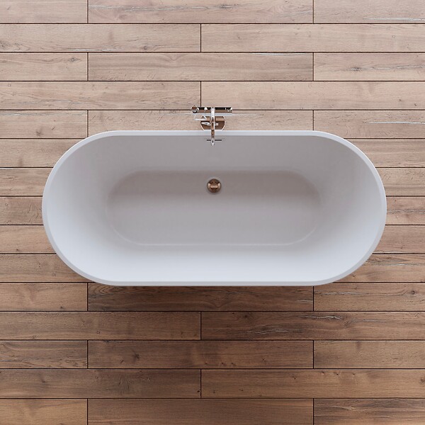 SPALINA - Baignoire Ilot Jade 170 blanche 170 x80 x58 cm, by SPALINA - large