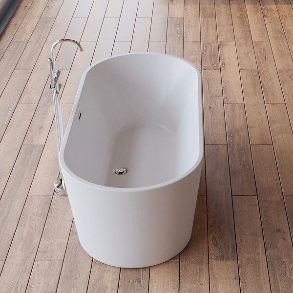 SPALINA - Baignoire Ilot Jade 170 blanche 170 x80 x58 cm, by SPALINA - large