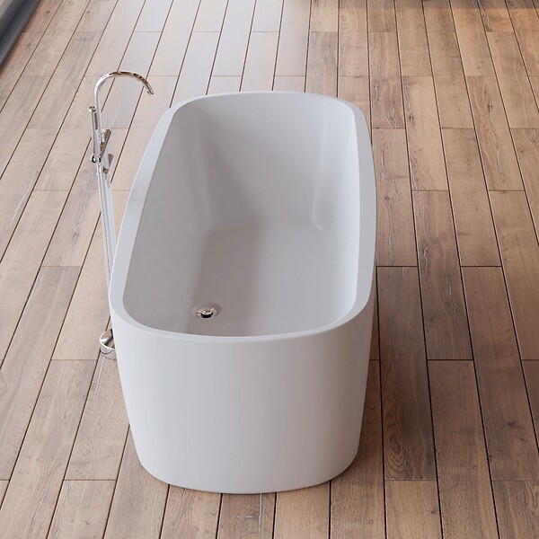 SPALINA - Baignoire Ilot Dune 170 blanche 170 x80 x58 cm, by SPALINA - large
