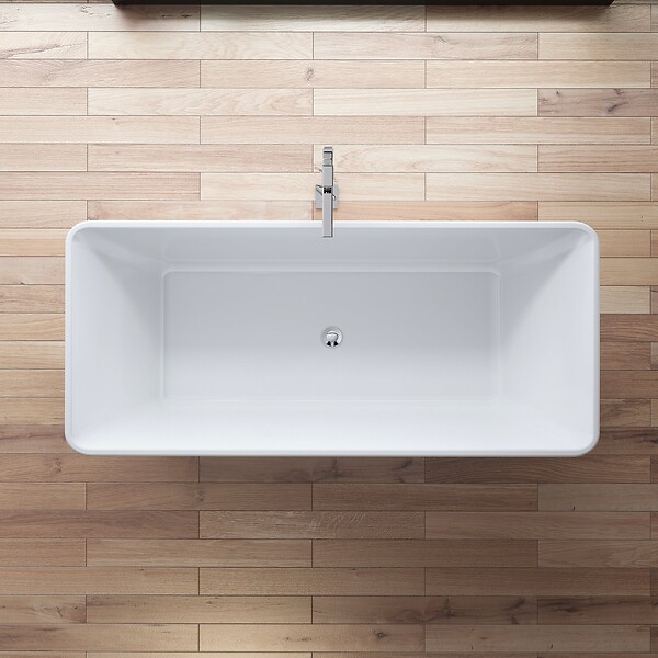 SPALINA - Baignoire Ilot Sorrow 170 blanche 170 x75 x58 cm, by SPALINA - large