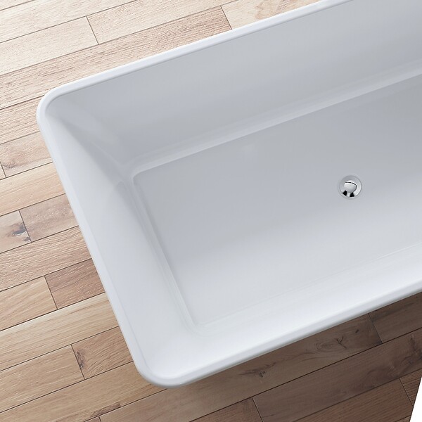 SPALINA - Baignoire Ilot Sorrow 170 blanche 170 x75 x58 cm, by SPALINA - large