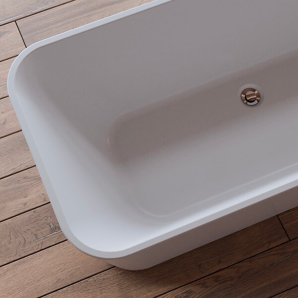 SPALINA - Baignoire Ilot Stellar 170 blanche 170 x75 x58 cm, by SPALINA - large