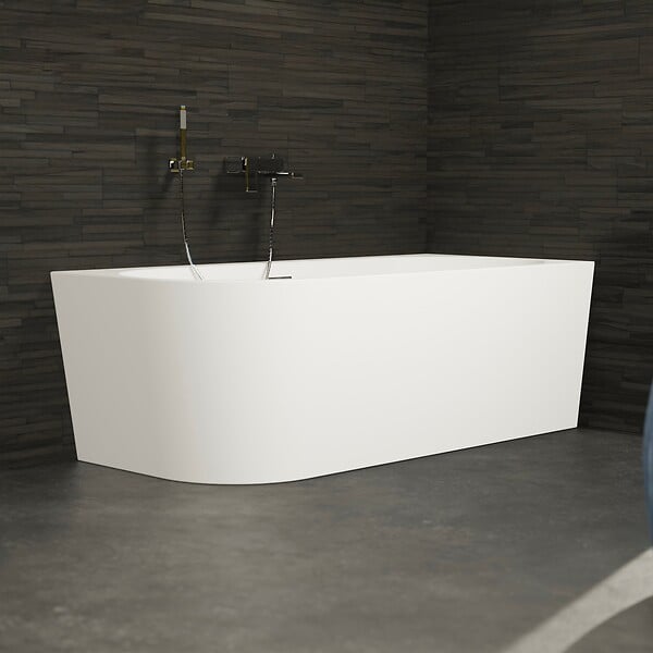 SPALINA - Baignoire Ilot Capri 160 droite blanche 160 x76 x58 cm, by SPALINA - large