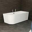 SPALINA - Baignoire Ilot Capri 170 droite blanche + robinetterie chromée 170 x76 x58 cm, by SPALINA - vignette