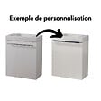 GODART - Poignée noire 34 cm pour meuble lave-mains - entraxe 32 cm - Austral - vignette