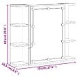 VIDAXL - vidaXL Armoire à miroir avec LED Blanc 70x16,5x60 cm - vignette