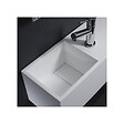 PLANETE BAIN - Lave-mains en solid surface Arezzo 54x20 cm avec espace de rangement - vignette