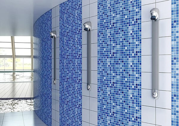 PRESTO - Douche temporisé DL 400 SE chromé 27400 - large