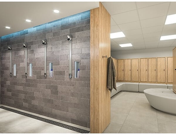 PRESTO - Douche temporisé DL 400 SE chromé 27400 - large