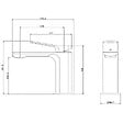 PLANETE BAIN - Mitigeur lavabo chromé avec bonde H 15.1 cm - Mineka - vignette