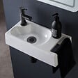 PLANETE BAIN - Mitigeur lave-mains noir mat H 15 cm - vignette