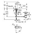 GROHE - Mitigeur lavabo EUROCUBE GROHE 2339000E - bec bas - taille S - chrome - vignette