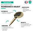 HANSGROHE - Douchette à main Raindance Select S 120 3jet PowderRain aspect doré poli - vignette