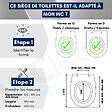 WC CLEAN - Abattant wc japonais lavant électronique - vignette
