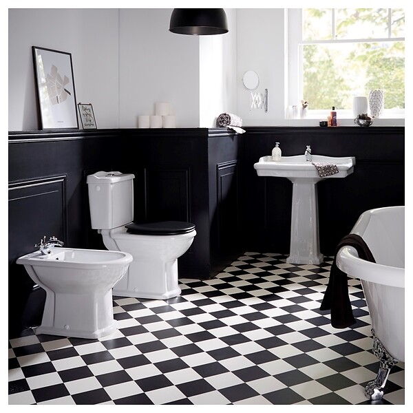 PLANETE BAIN - Bidet rétro à poser blanc Ramses - large