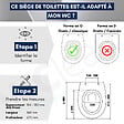 WC CLEAN - Abattant wc japonais - lavant non électrique - vignette