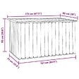 VIDAXL - vidaXL Boîte de rangement de jardin Anthracite 171x99x93 cm - vignette