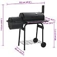 VIDAXL - vidaXL Barbecue fumoir classique au charbon - vignette