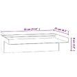 VIDAXL - vidaXL Déversoir pour cascade avec LED RVB Inox 30 cm - vignette