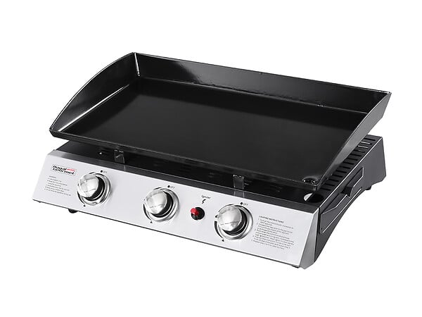 JARDIDECO - Plancha gaz Prato 3 brûleurs - Jardideco - large