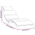VIDAXL - vidaXL Chaises longues lot de 2 avec coussins Bois massif de teck - vignette