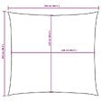 VIDAXL - vidaXL Voile de parasol Tissu Oxford carré 2,5x2,5 m Terre cuite - vignette