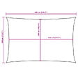 VIDAXL - vidaXL Voile de parasol tissu oxford rectangulaire 3x6 m blanc - vignette