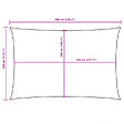 VIDAXL - vidaXL Voile de parasol tissu oxford rectangulaire 3x6 m beige - vignette