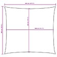 VIDAXL - vidaXL Voile de parasol tissu oxford carré 4x4 m taupe - vignette