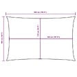 VIDAXL - vidaXL Voile de parasol tissu oxford rectangulaire 2x5 m crème - vignette