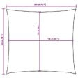 VIDAXL - vidaXL Voile de parasol tissu oxford carré 2x2 m blanc - vignette
