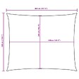 VIDAXL - vidaXL Voile de parasol tissu oxford rectangulaire 3x4 m taupe - vignette