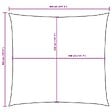 VIDAXL - vidaXL Voile de parasol tissu oxford carré 4x4 m terre cuite - vignette