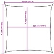 VIDAXL - vidaXL Voile d'ombrage 160 g/m² Rouge 3,6x3,6 m PEHD - vignette