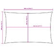 VIDAXL - vidaXL Voile d'ombrage tissu oxford rectangulaire 3x6 m crème - vignette