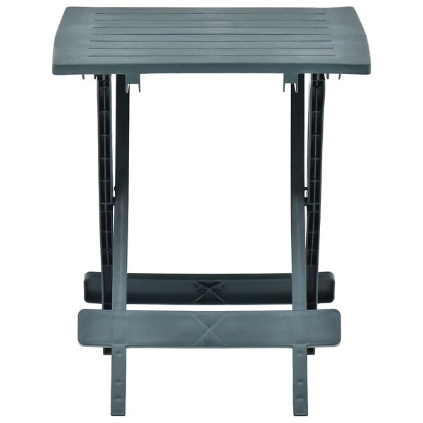 VIDAXL - vidaXL Table pliable de jardin vert 45x43x50 cm plastique - large