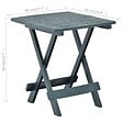 VIDAXL - vidaXL Table pliable de jardin vert 45x43x50 cm plastique - vignette