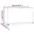 VIDAXL - vidaXL Housse de salon de jardin 8 œillets 125x55x75 cm rectangulaire - vignette