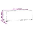 VIDAXL - vidaXL Housses salon de jardin 2pcs 8œillets 192x82x65cm rectangulaire - vignette