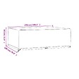 VIDAXL - vidaXL Housse de salon de jardin 12 œillets 270x180x90cm rectangulaire - vignette