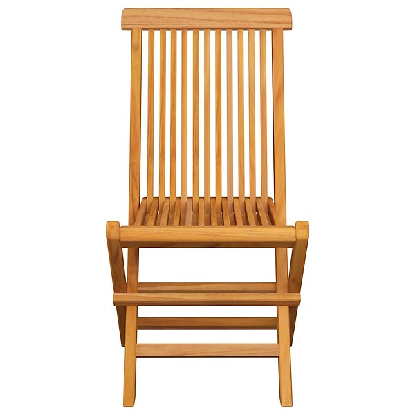 VIDAXL - vidaXL Chaises de jardin et coussins beige lot de 8 Bois teck massif - large