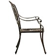 VIDAXL - vidaXL Chaises de jardin lot de 2 Aluminium coulé Bronze - vignette